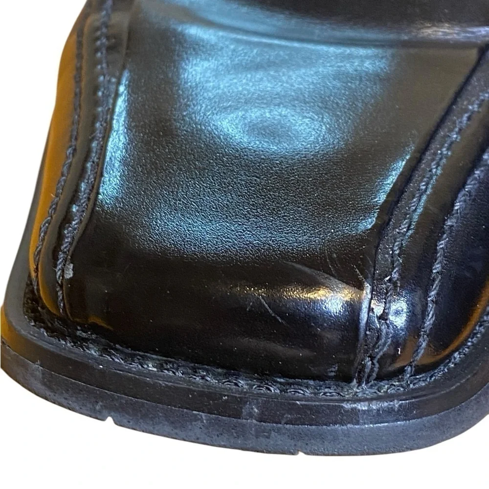 Stacy Adams Hillman Black Toe Loafer Dress Shoes Men’s Size 10M 24199-01